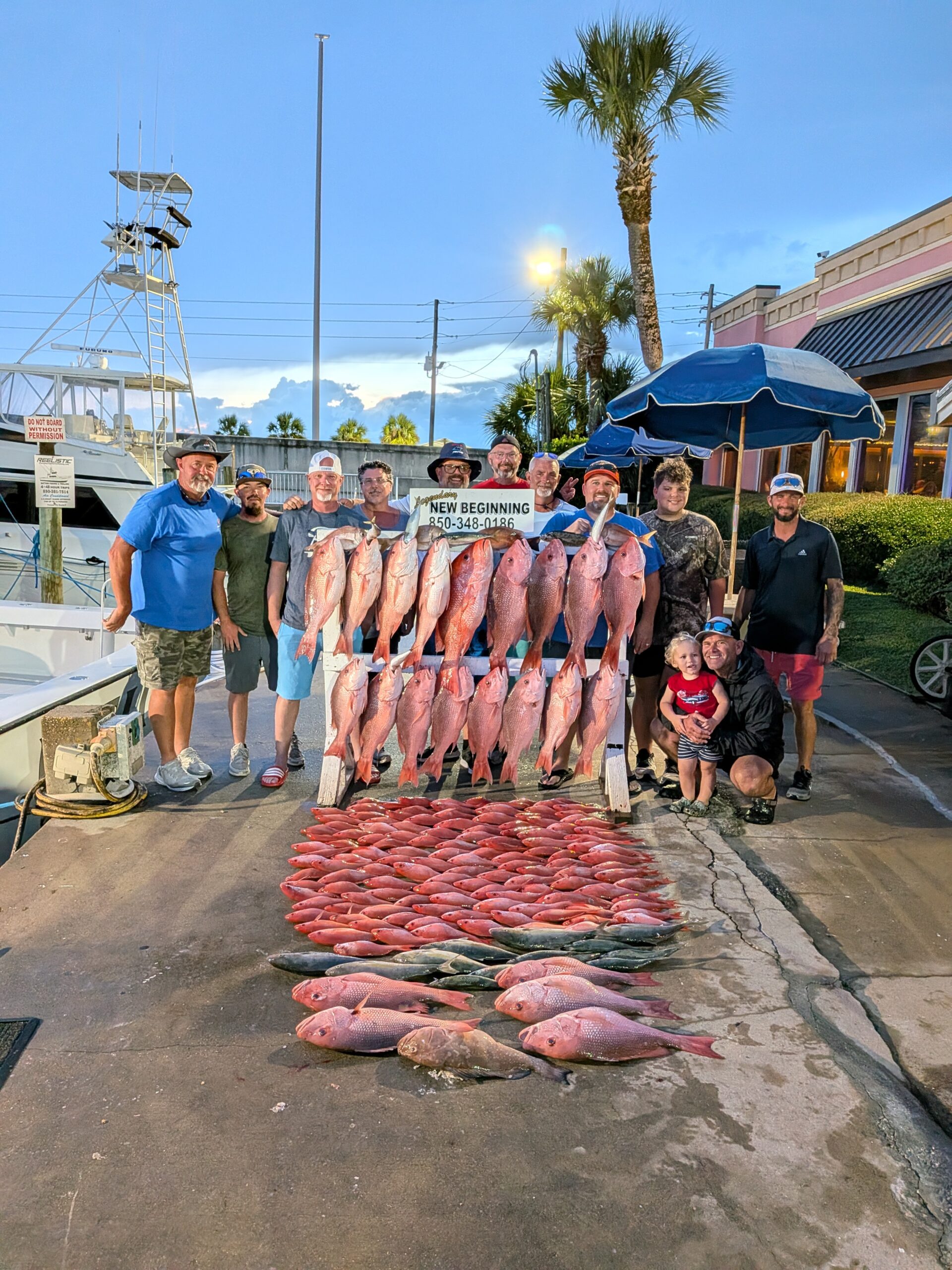 12-Hour Deep Sea Fishing Trip Produces Giant Red Snapper and 300+ Pounds of Fish