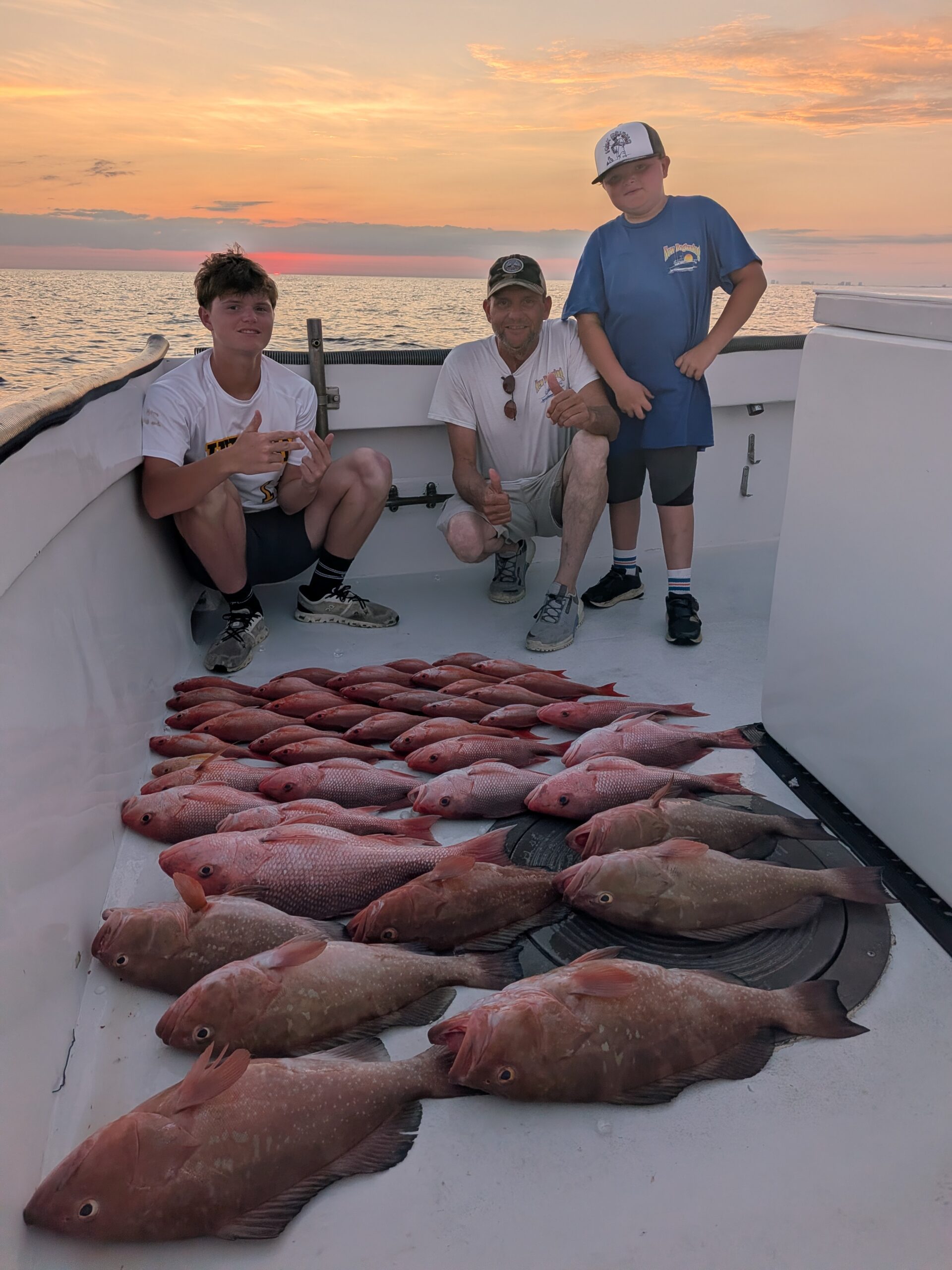 Return Customers Put Together Two Great Snapper Trips